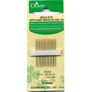 Clover Gold Eye Applique Needles-size 10