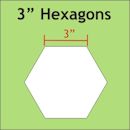 Paper Pieces - Hexagon 3