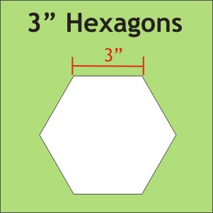 Paper Pieces - Hexagon 3