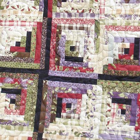 In the Log House Jelly Roll Pattern 