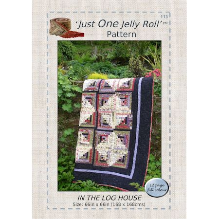 In the Log House Jelly Roll Pattern 