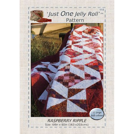 Raspberry Ripple Jelly Roll Pattern 