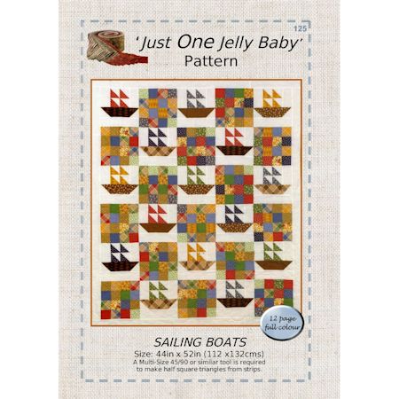 Sailing Boats Jelly Baby Pattern 