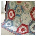 Downloadable Hexagon Garden Jelly Roll Pattern