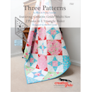 Three Patterns featuring Creative Grids Multi-Size 2 Peaks in 1 Triangle Ruler