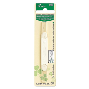 Clover Double Needle Threader 