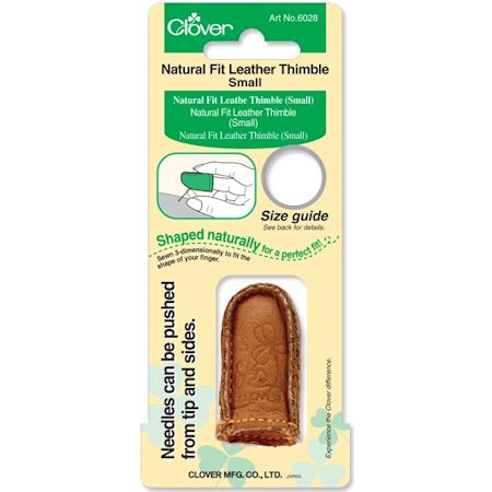 Clover Natural Fit Leather Thimble