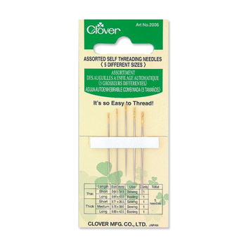 Clover Self-Threading Needles   
