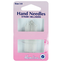 Hemline Straw/Milliners 3-9